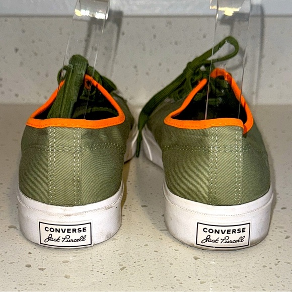 Converse Jack Purcell Low Street Green Sneakers Women’s Sz 9.5 Men’s 8 Sneakers - Picture 2 of 8